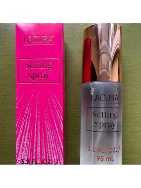 Setting Spray - Pink and Gold Lacura 2 pc